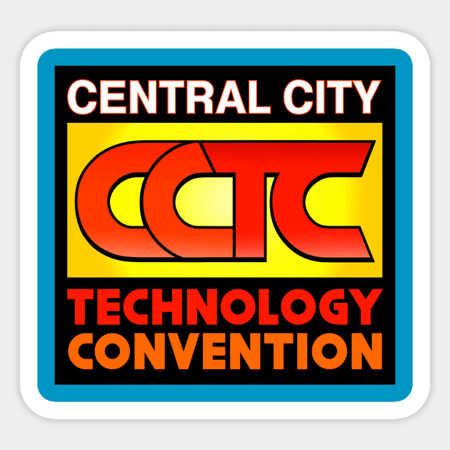 Central City Technology Convention Sticker by wloem